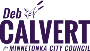 Deb Calvert for Minnetonka City Council Logo Purple